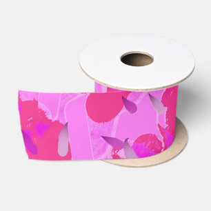 Hot Pink Purple All Occasion Gift Satin Ribbon