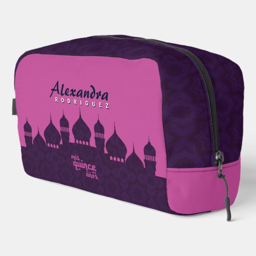 Hot Pink  Purple Arabian Nights Quinceaera Dopp Kit