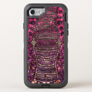 Hot Pink Purple Bling Abstract Otterbox Defender Iphone Se/8/7 Case by TeensEyeCandy at Zazzle