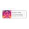 Hot Pink Purple Orange Chevron Pattern