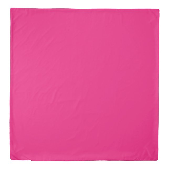 Hot Pink queen duvet cover (Front)