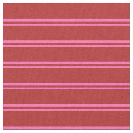 Hot Pink & Red Colored Lines Fabric