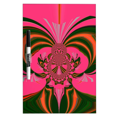 Hot Pink Red Golden Green Dry Erase Board