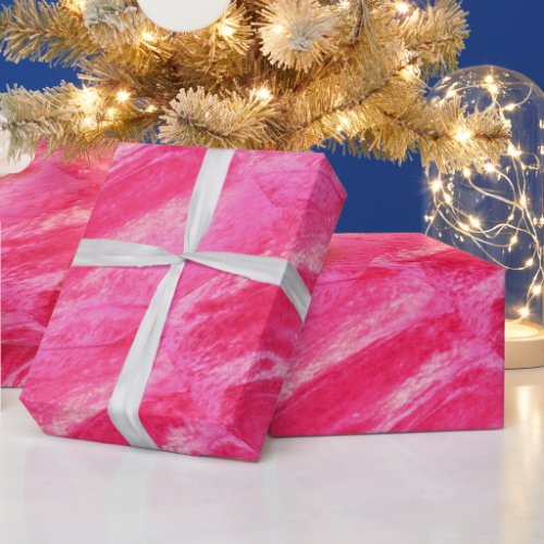 Hot pink Red holiday  Wrapping Paper