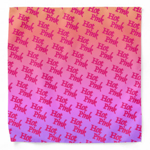 Hot Pink reverse bandana