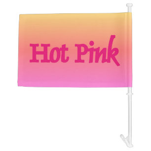 Hot Pink reverse car and boat flag