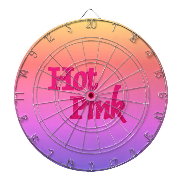 Hot Pink reverse dartboard (Front)