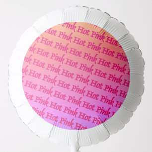 Hot Pink reverse tilted helium balloon