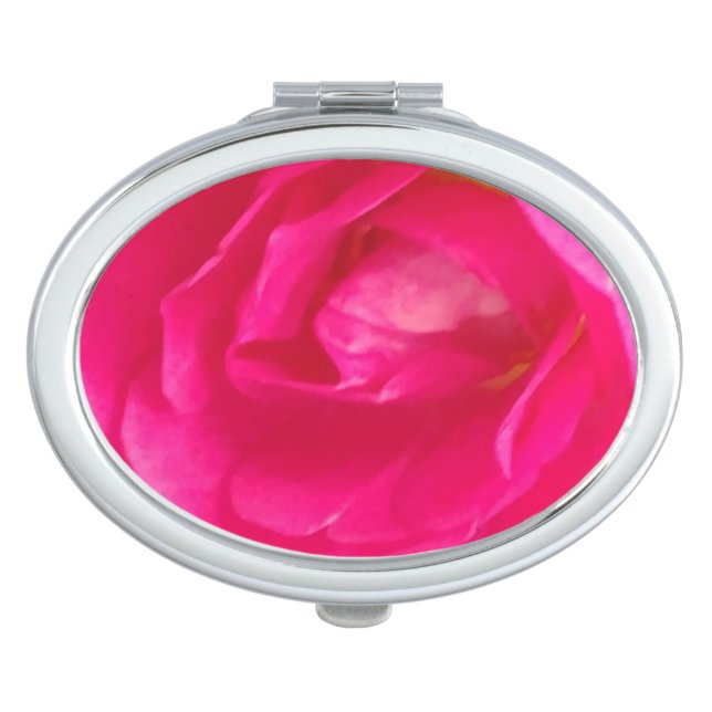 Hot Pink Rose Mirror (Front)