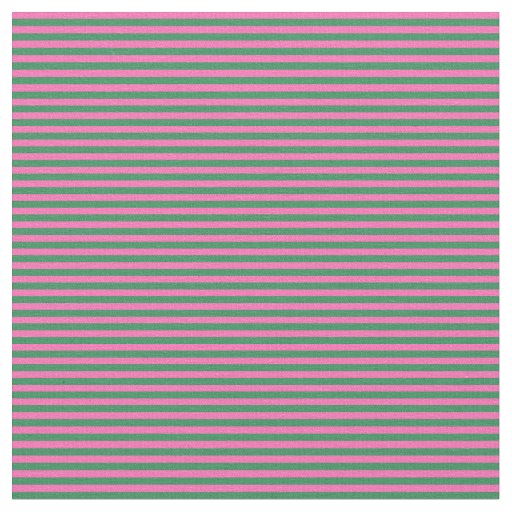 Hot Pink & Sea Green Stripes/Lines Pattern Fabric
