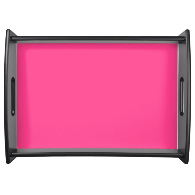 Hot Pink  Serving Tray (Front)