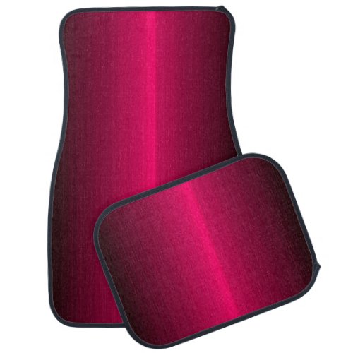 Hot Pink Set of Car Mats