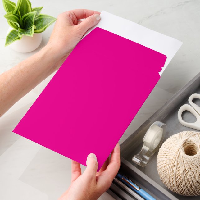 Hot Pink Shipping Envelope Mailer (Desk)