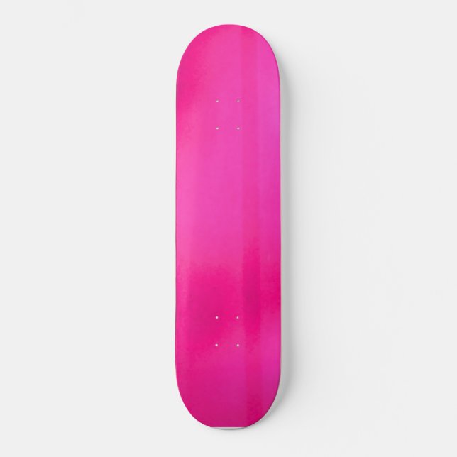 Hot Pink Skateboard Deck (Front)