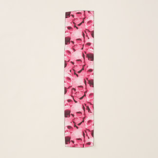 Hot Pink Skulls Scarf
