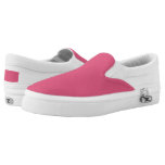Hot Pink Slip-On Sneakers Hot Pink Slip-On Sneakers