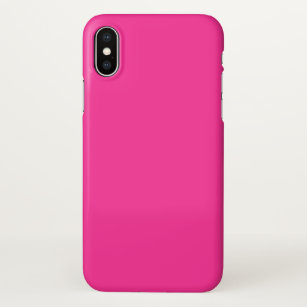 Hot Pink Color Background Gifts On Zazzle Hot Pink Solid Color Background Iphone X Case