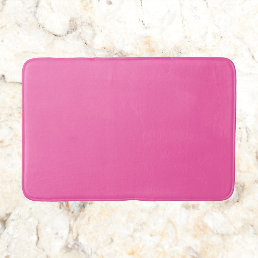 Hot Pink Solid Color Bath Mat