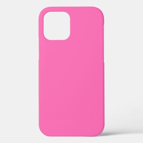 Hot Pink Solid Color iPhone 12 Case