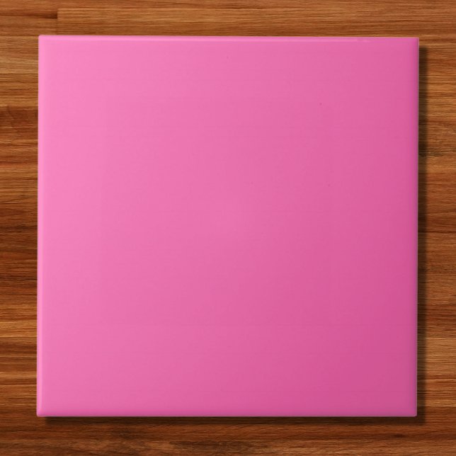 Hot Pink Solid Color Ceramic Tile (Creator Uploaded)