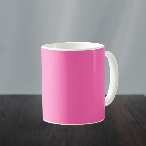 Hot Pink Solid Color Coffee Mug
