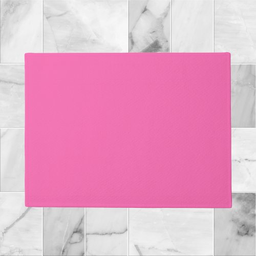 Hot Pink Solid Color Doormat