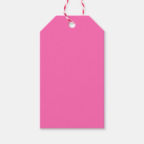 Hot Pink Solid Color Gift Tags