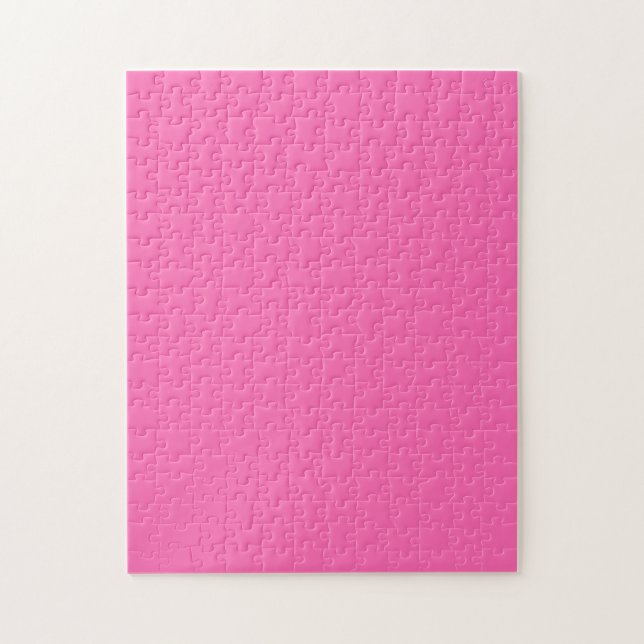 Hot Pink Solid Color Jigsaw Puzzle (Vertical)