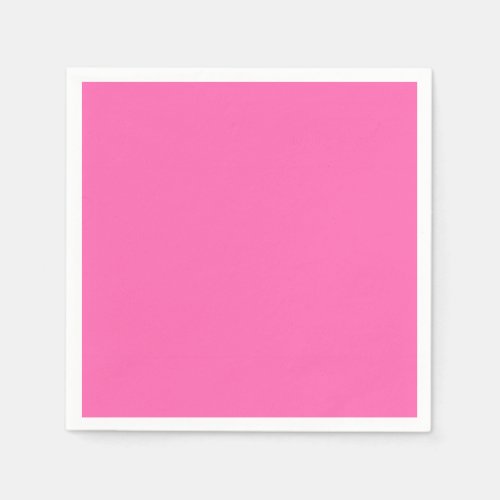 Hot Pink Solid Color Napkins