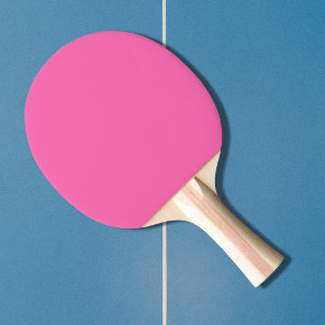 Hot Pink Solid Color Ping Pong Paddle
