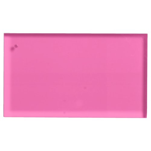 Hot Pink Solid Color Place Card Holder