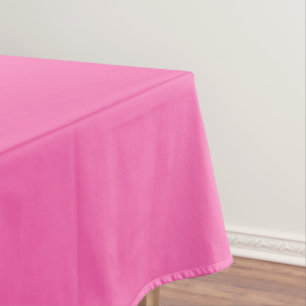 Hot Pink Solid Color Tablecloth