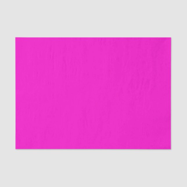 Hot Pink Solid Color Tissue Paper (Front)