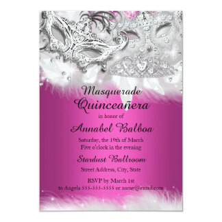 quinceanera invitations masquerade