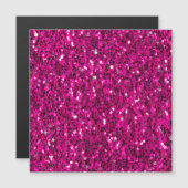 Hot pink sparkles faux glitter (Front/Back)