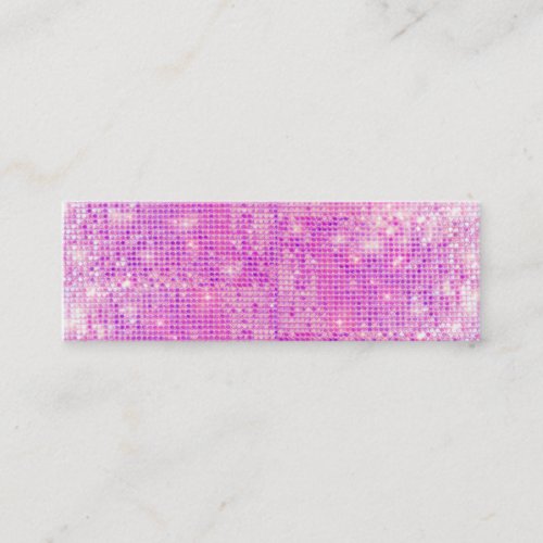 Hot Pink Sparkly Sequins Business Card