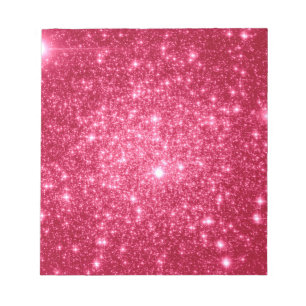 Hot Pink Stars Notepad