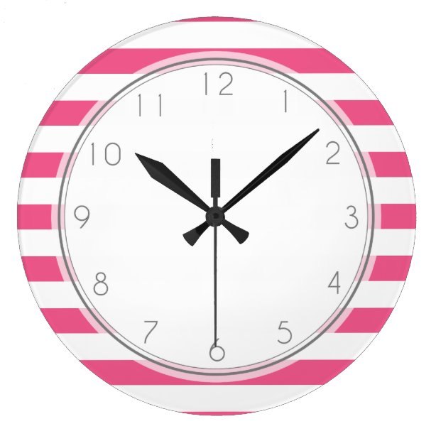 Preppy Wall Clocks | Zazzle