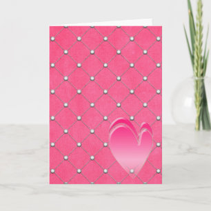 Hot Pink Sweetheart Note Cards
