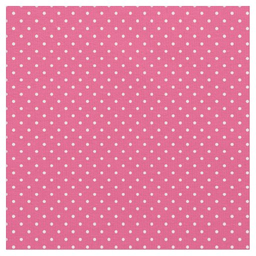 Hot Pink Tiny Dots Fabric