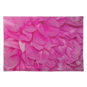 Hot Pink Tissue Paper Flower Texture Closeup Photo Cloth Placemat