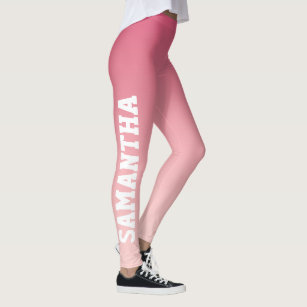 Black Leggings Pink – Pink Black Leggings - Kisses Hot Pink Black Leggings–  Fanilu