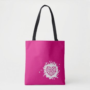 Hot Pink Tote Bag by JulDesign at Zazzle