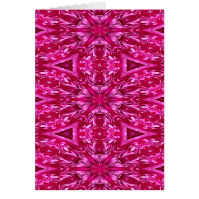 Hot Pink Triangles Cards (Front)