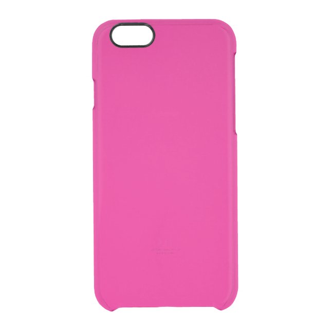 Hot Pink Uncommon iPhone Case (Back)