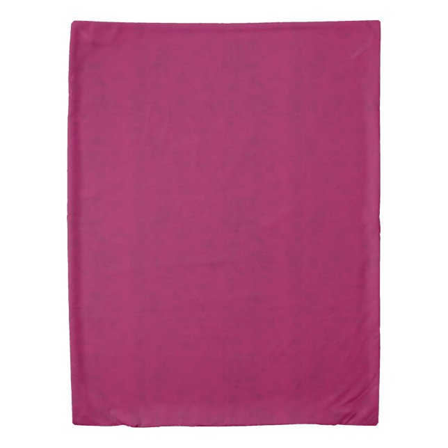 Hot Pink Velvet Look Girls Night Duvet Cover (Front)