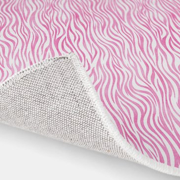 Hot Pink Watercolor Zebra Print