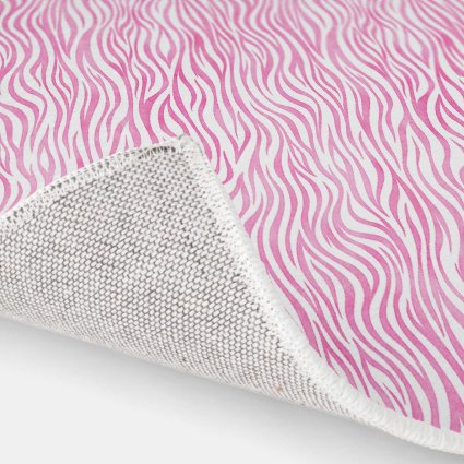 Hot Pink Watercolor Zebra Print
