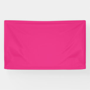 Hot Pink Wedding   Bold Solid Color Invite Banner