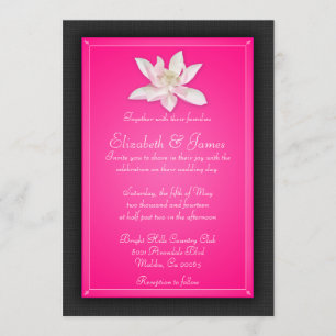 Hot Pink Wedding Invitations